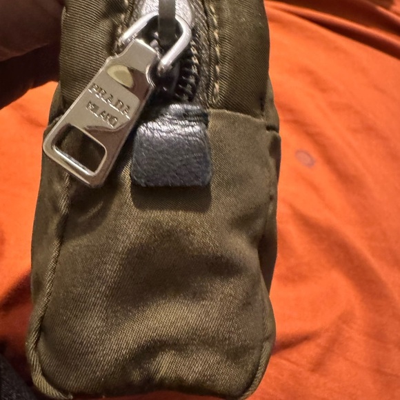 Prada Green Nylon Toiletry Bag with Logo - Picture 5 of 12